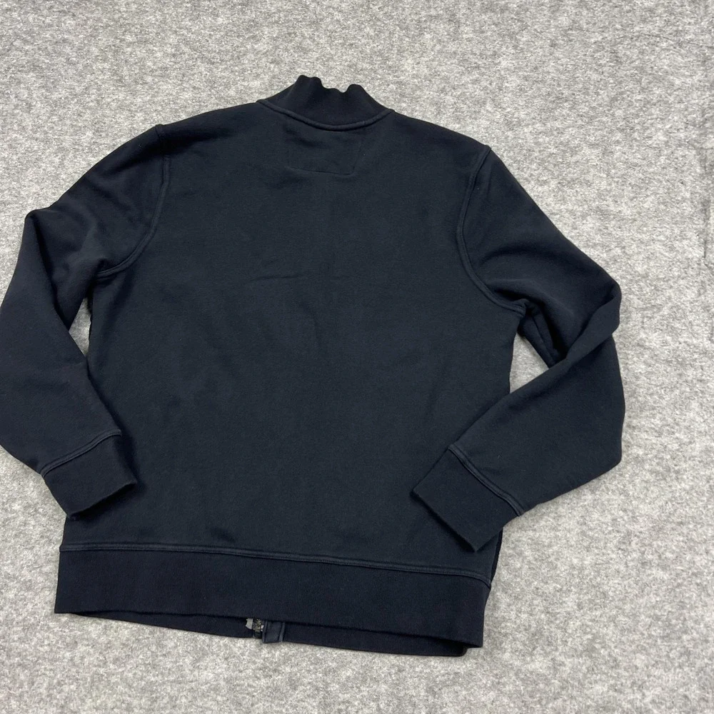Banana Republic Sweatshirt Mens XL Black Button Cardigan Fleece Casual Preppy
